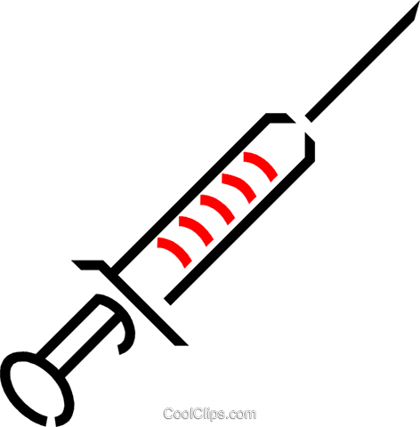 Hypodermic Needle Royalty Free Vector Clip Art Illustration - Hypodermic Needle Royalty Free Vector Clip Art Illustration (472x480)