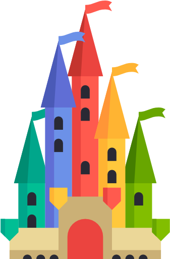 Fortress Clipart Transparent - Castle Landscape Psd (512x512)