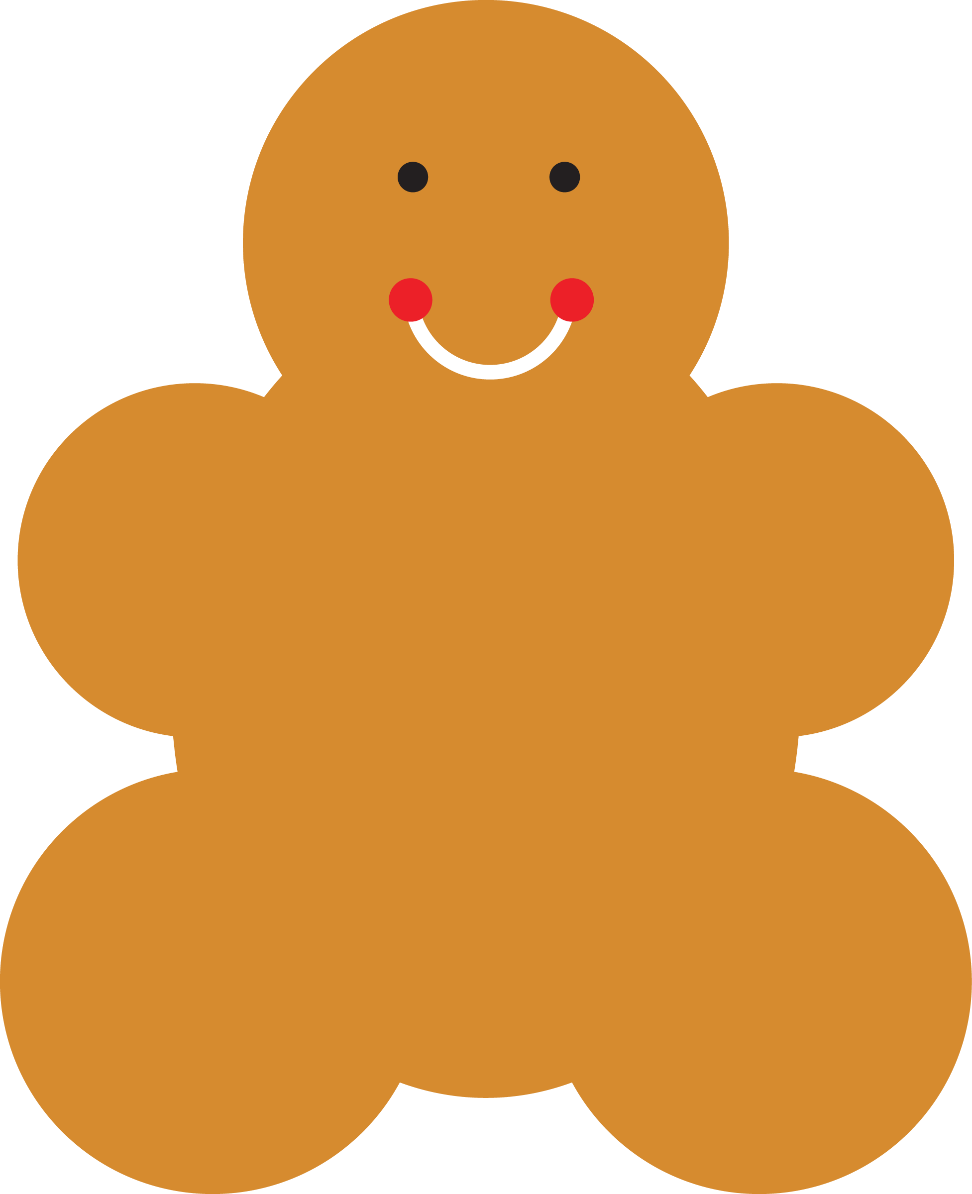 Gingerbread Man Clip Art - Gingerbread Man Clip Art (1953x2400)