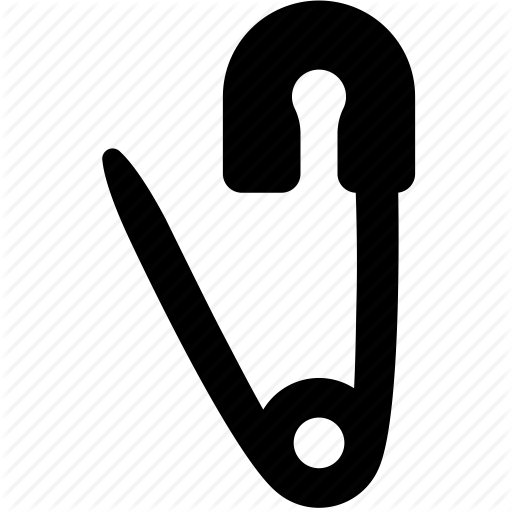 Safety Pin Icon Clipart Computer Icons Safety Pins - Safety Pin Icon (512x512)