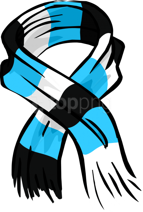 Free Png Download Blue Striped Scarf Clipart Png Photo - Club Penguin Blue Scarf (480x712)