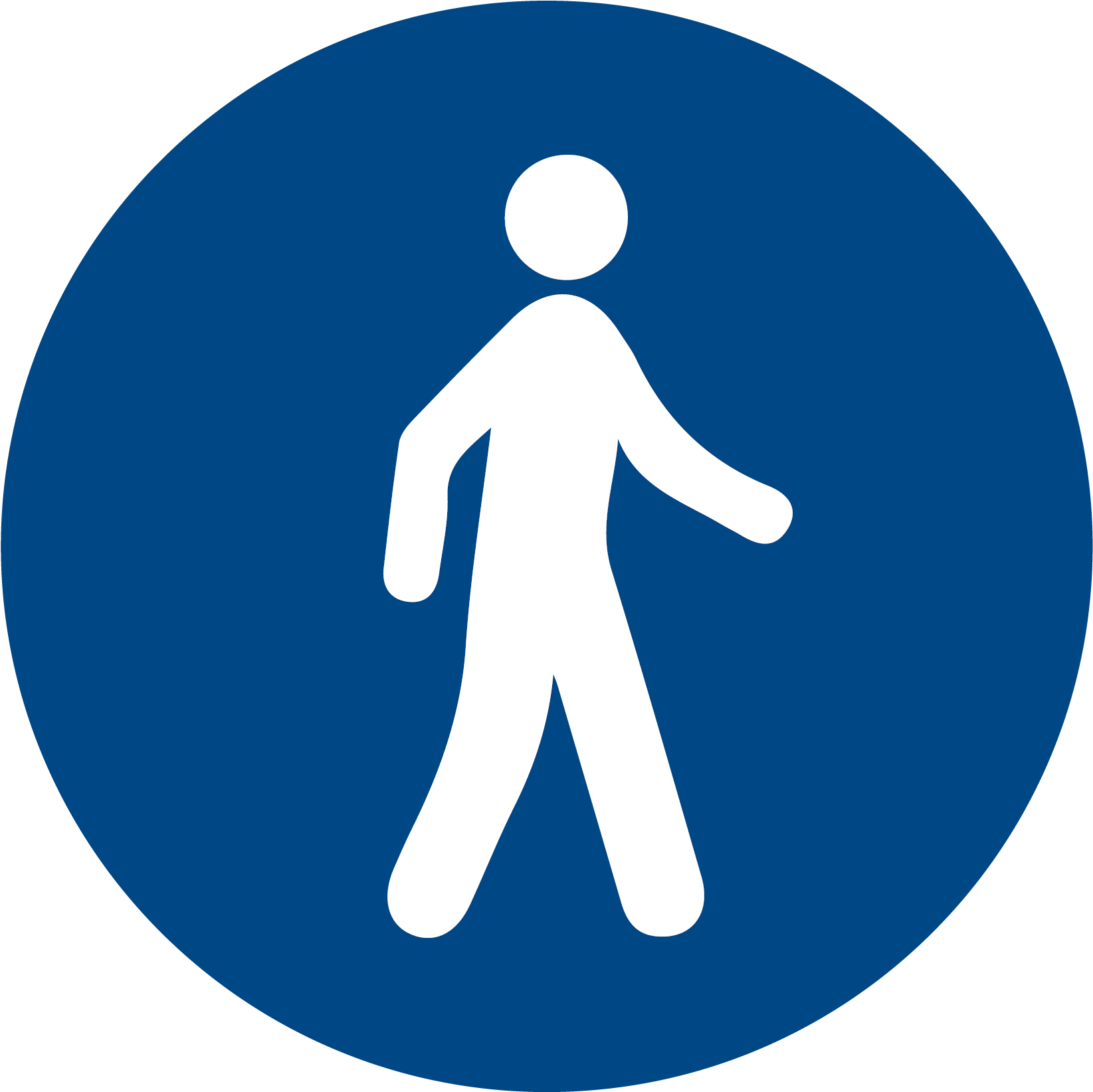 Pedestrian Transportation - Traffic Sign (2550x3300)