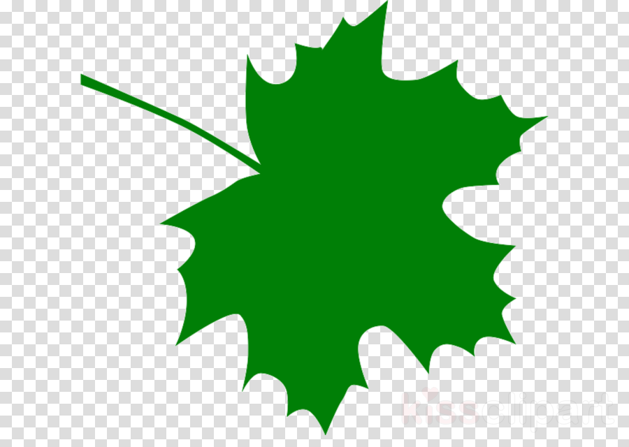 Green Maple Leaf Clipart Maple Leaf Clip Art - France Map No Background (900x640)