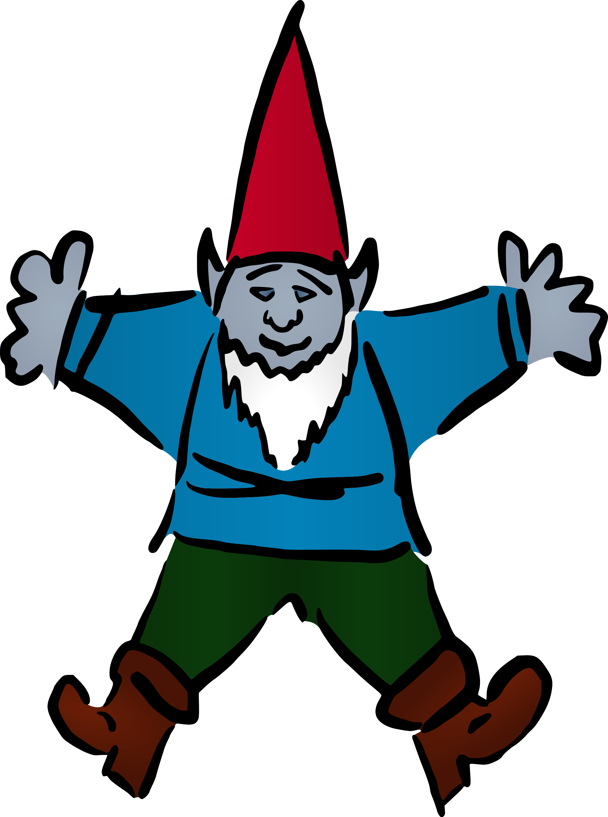 File Gnome Drawing In Colours Svg Wikimedia - Drawing (2000x2690)