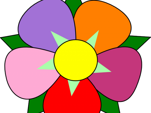 Other Clipart Five Flower - Single Flowers Clipart (640x480)