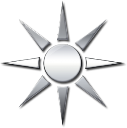 Sun Clipart Silver - Silver Sun Clipart (640x480)