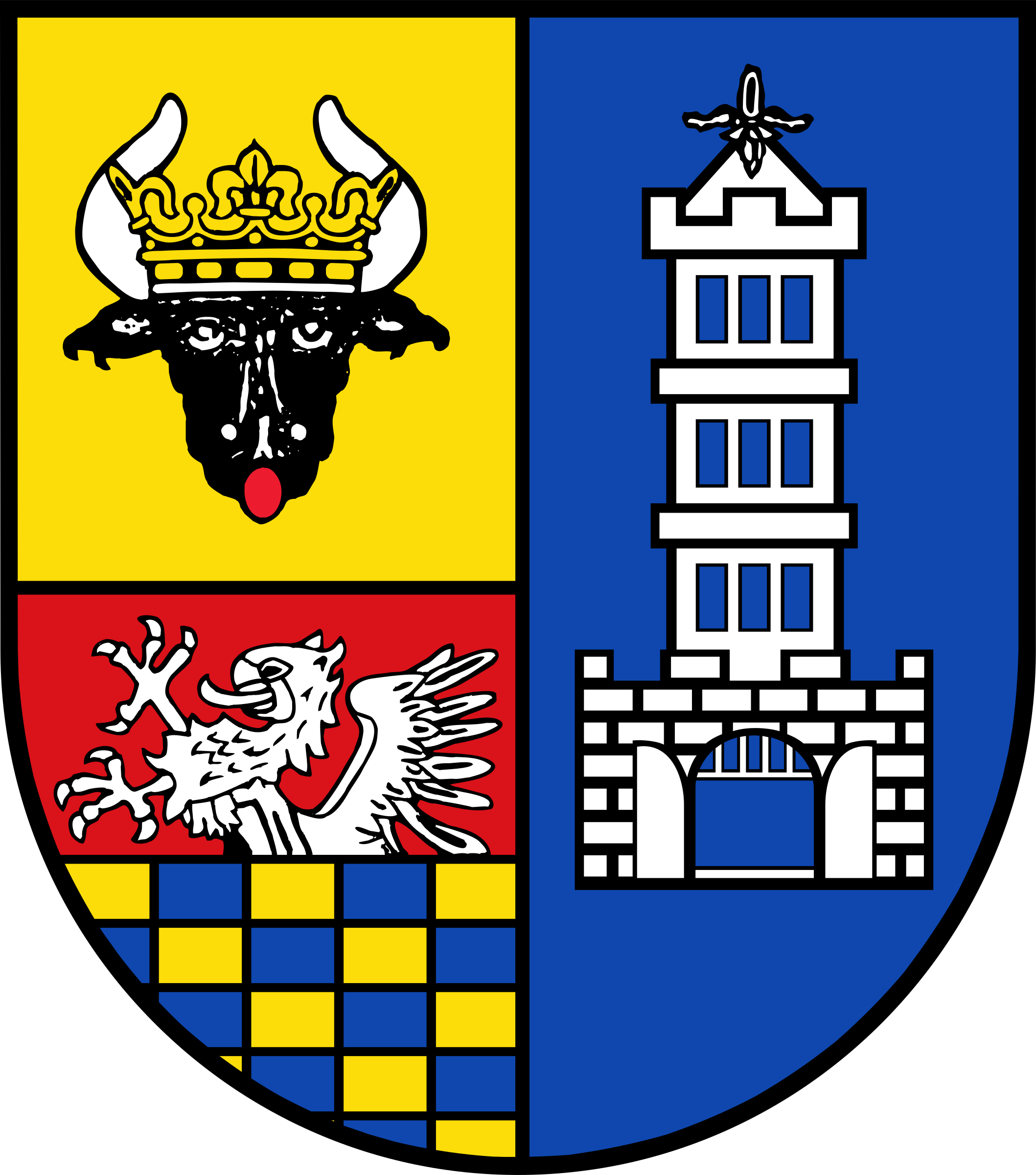 Big Image - Wappen Landkreis Demmin (2117x2400)