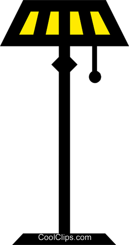 Lamp Royalty Free Vector Clip Art Illustration - Traffic Sign (253x480)