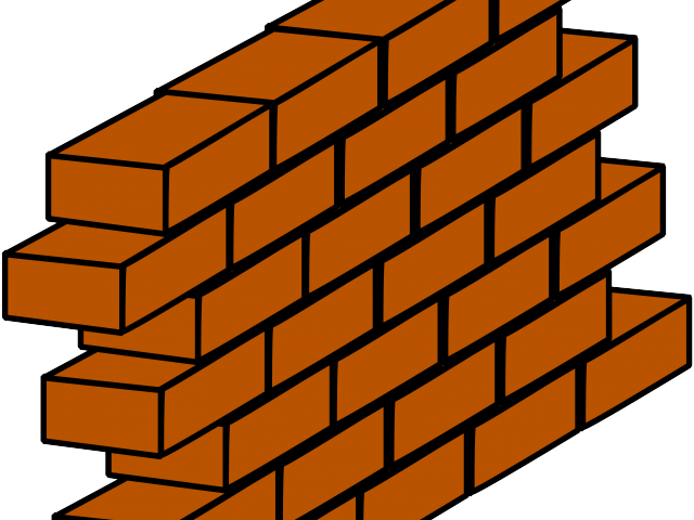 Wall Clipart Jail Wall - Clipart Of A Brick Wall (640x480)