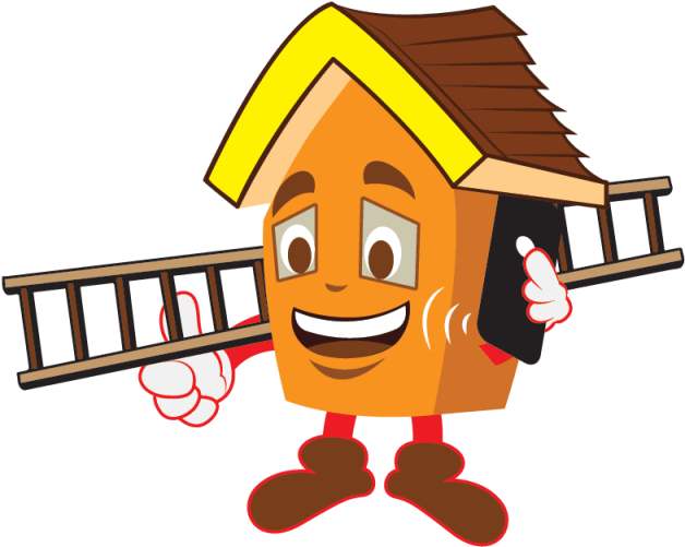 Not Knowing Which Way To Turn When Facing Roofing Issues - Cartoon (640x513)