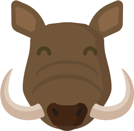 Wild Boar Free Icon - Cartoon (512x512)