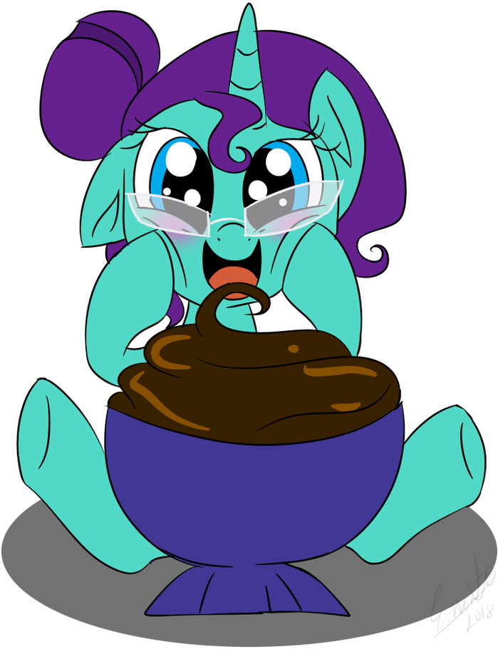 Aqua's Chocolate Ice Cream By Emositecc - Cartoon (726x1101)