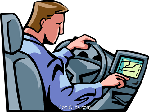 More Free Driving Car Png Images - Car With Gps Cartoon (480x362)