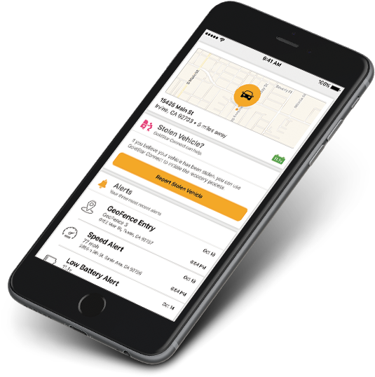 Goldstar Vehicle Tracking Spireon - Iphone (648x587)