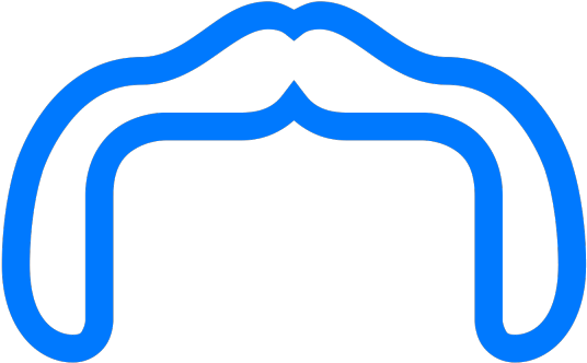 Horseshoe Clipart Mustache - Horseshoe Mustache Png (640x480)