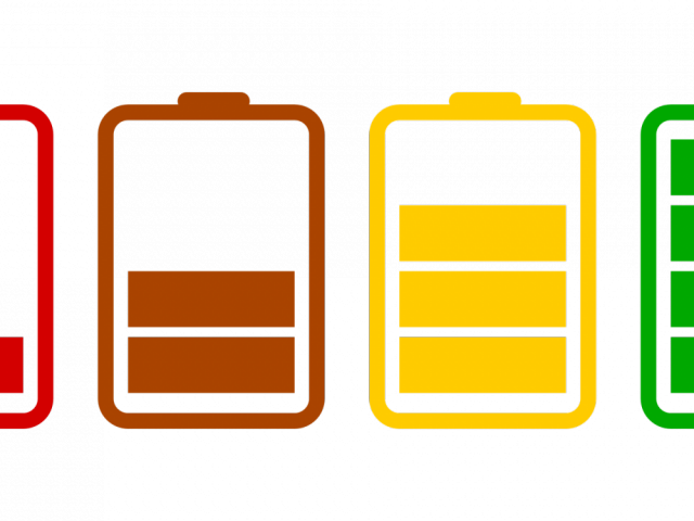 Battery Clipart Battery Charge - Battery Full Charge Png (640x480)