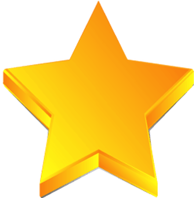 Hollywood Gold Star Transparent Png Stickpng - Star Clipart Transparent Background (400x400)