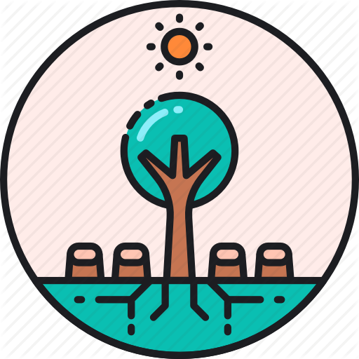 Picture Freeuse Sustainable Development Volume By Flat - Logo Of Deforestation (512x512)