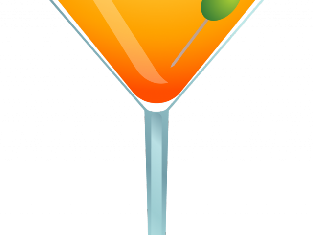 Martini Clipart Glassware - Champagne Stemware (640x480)