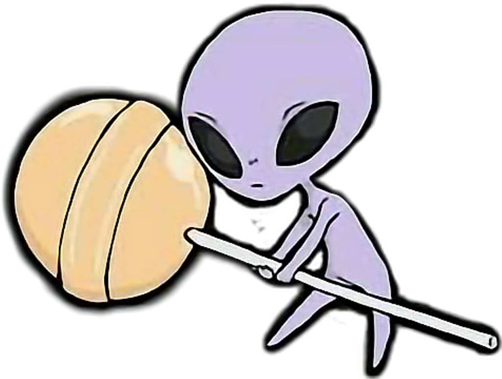 #freetoedit #cute #kawaii #alien #mars #universe #planets - Cartoon (1024x774)