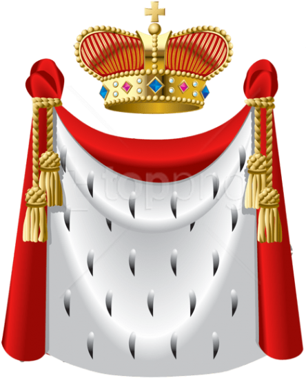 Download King Crown And Cape Clipart Png Photo - Crown And Cape (480x570)