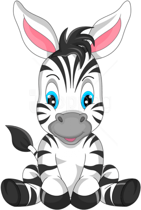Free Png Download Cute Zebra Cartoon Clipart Png Photo - Baby Zebra Cartoon (480x719)