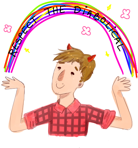 Advice From Your Friendly Neighborhood Demon - Cartoon (500x544)