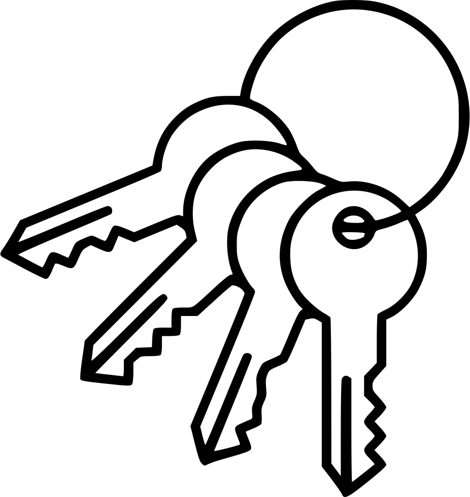 Keys Comments - Line Art (926x980)