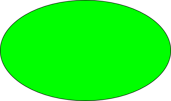 Myellipse Clip Art At Clker - Green Dot No Background (600x355)