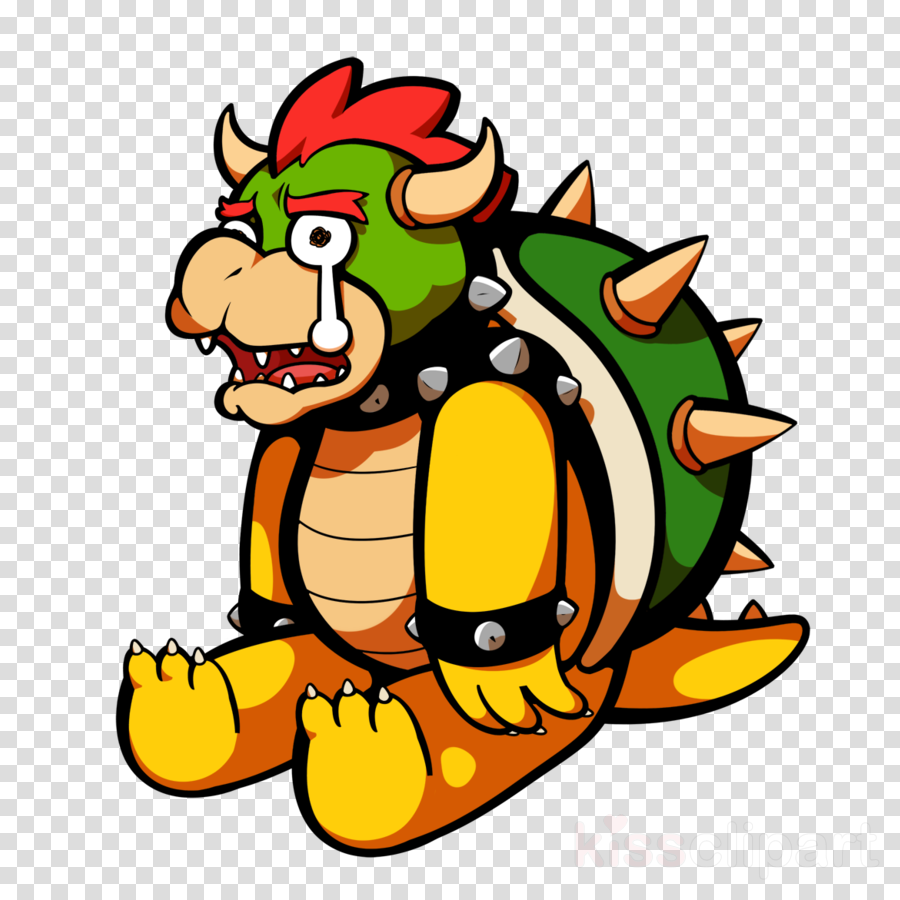 Bowser Crying Mario Rpg Clipart Bowser Super Mario - Sad Bowser No Background (900x900)