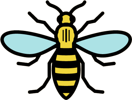 What's The Buzz With The Storms New Jerseys - Manchester Bee Svg (487x365)