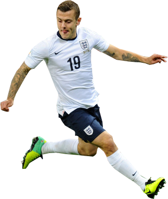 Jack Wiltshere England Footballer - Transparent Football Player Png (328x390)