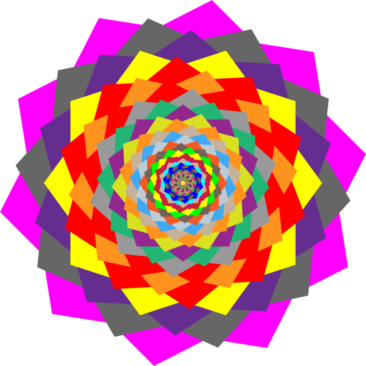 Ornament Symmetry Rangoli - Illustration (750x750)