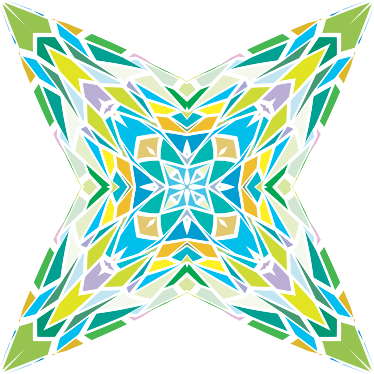 Abstract Art Pastel Geometric Abstraction - Illustration (750x750)