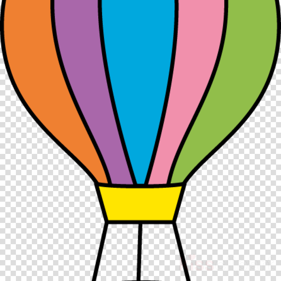Hot Air Balloon Clipart Hot Air Balloon Clip Art - Gambar Emoji Iphone Love (900x900)