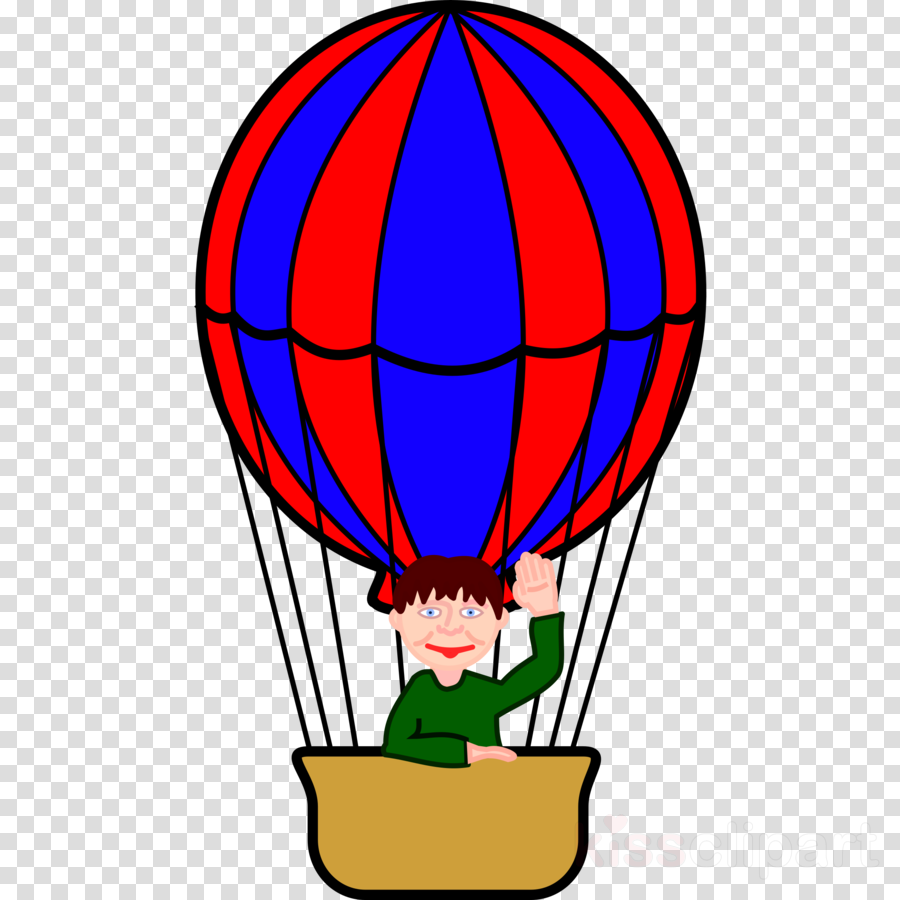Heißluftballon Clipart Hot Air Balloon Clip Art - Transparent Spotify Logo Black (900x900)