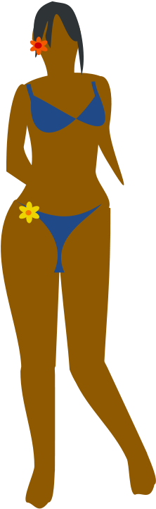 Sunny Woman Clip Art - Cartoon (566x800)