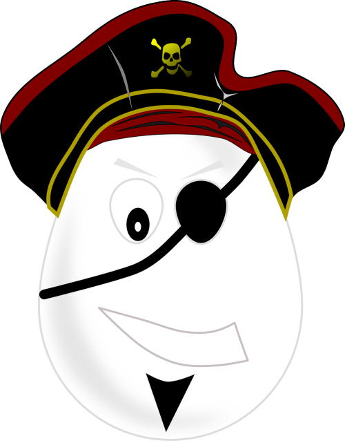 Pirate,man,one - Pirate Egg (500x641)
