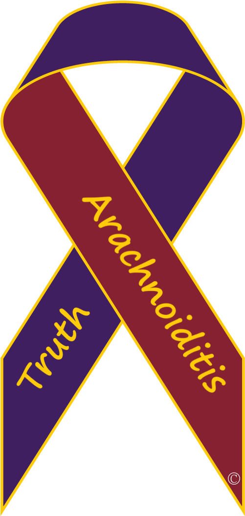 Arachnoiditis Is A Debilitating Condition Characterized - Arachnoiditis Awareness Ribbon (512x1051)