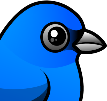 Indigo Clipart Bird - Indigo Clipart Bird (440x440)