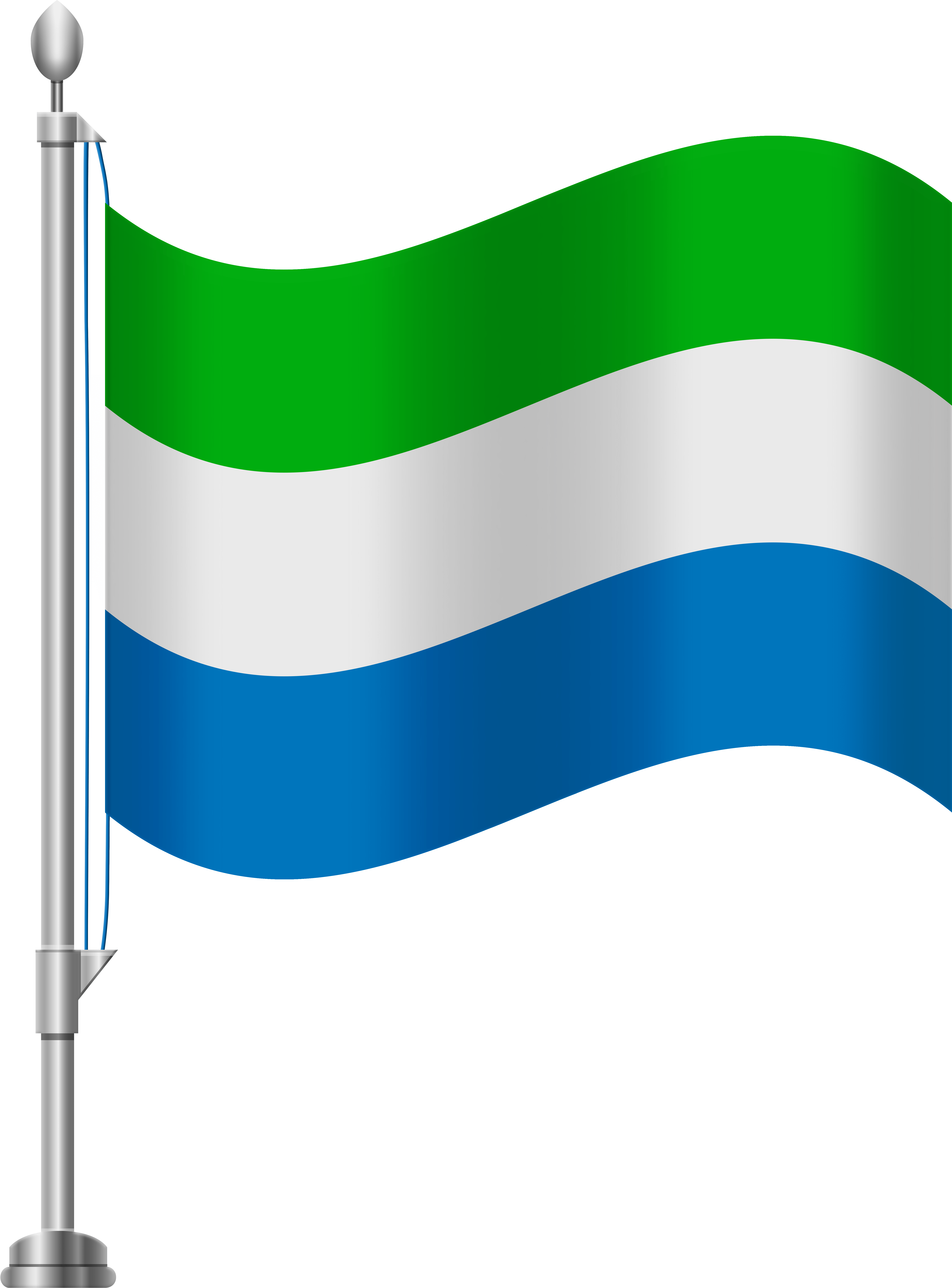 Sierra Leone Flag - Sierra Leone Flag (6141x8000)