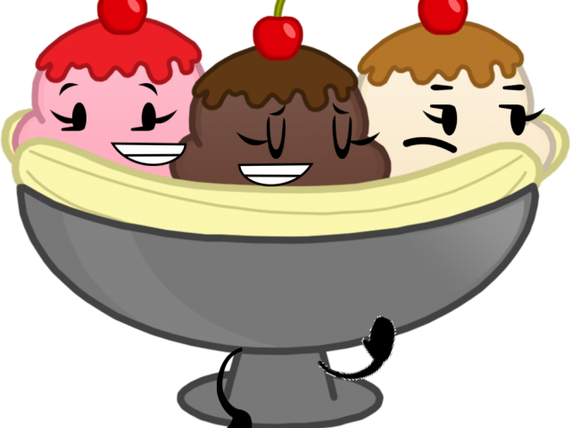 Sundae Clipart Banana Split - Banana Split (640x480)