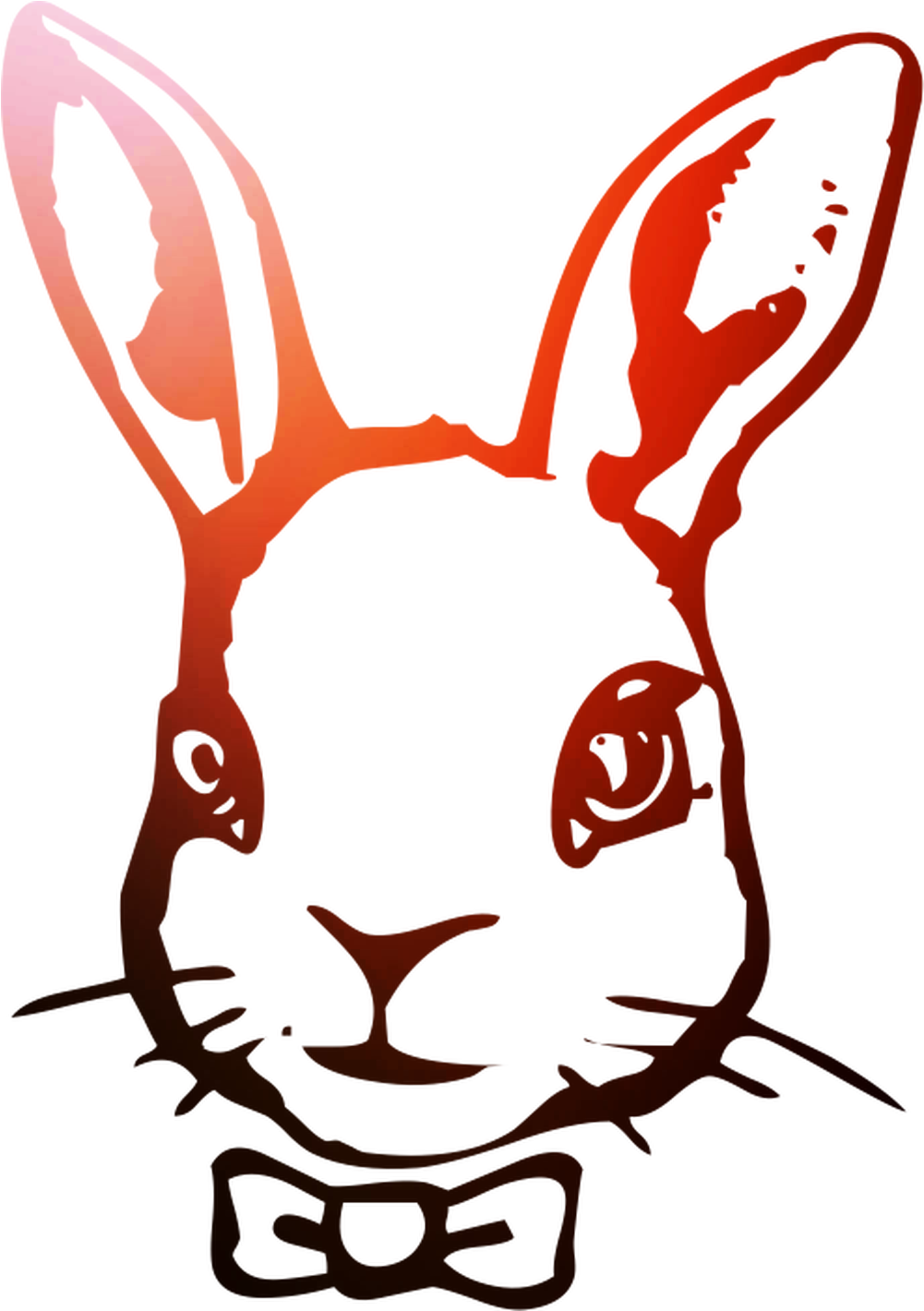 Hare Domestic Illustration Rabbit Easter Bunny Clipart - Domestic Rabbit (1400x1800)