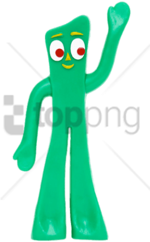 Free Png Download Gumby Holding Up His Hand Clipart - Gumby Clipart (480x480)