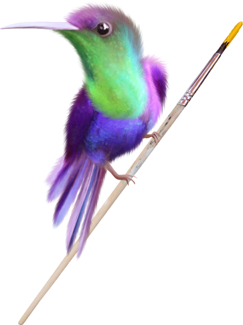 Pink Bird, Birds 2, Clip Art, Hummingbirds, Manualidades, - Drawing (479x640)