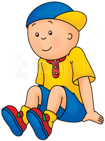 Free Png Download Caillou Sitting Clipart Png Photo - Caillou Hd (480x526)