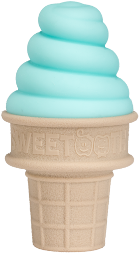 Plastic Ice Cream Cones - Sweetooth Baby Teether (530x530)