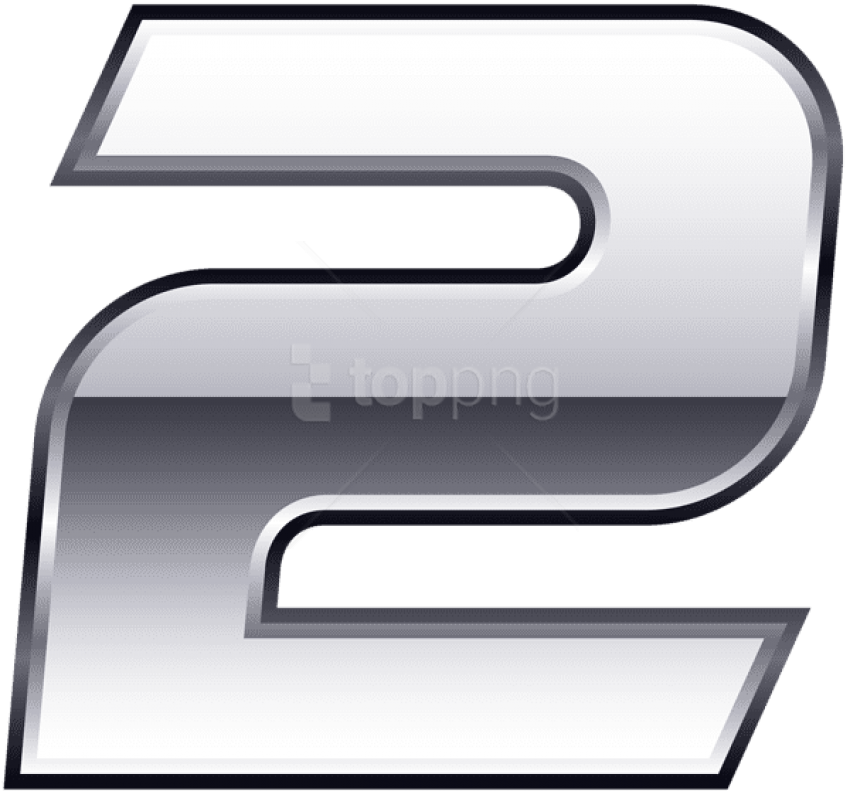 Free Png Silver Number Two Png Images Transparent - Numeros Plateado Png (850x791)