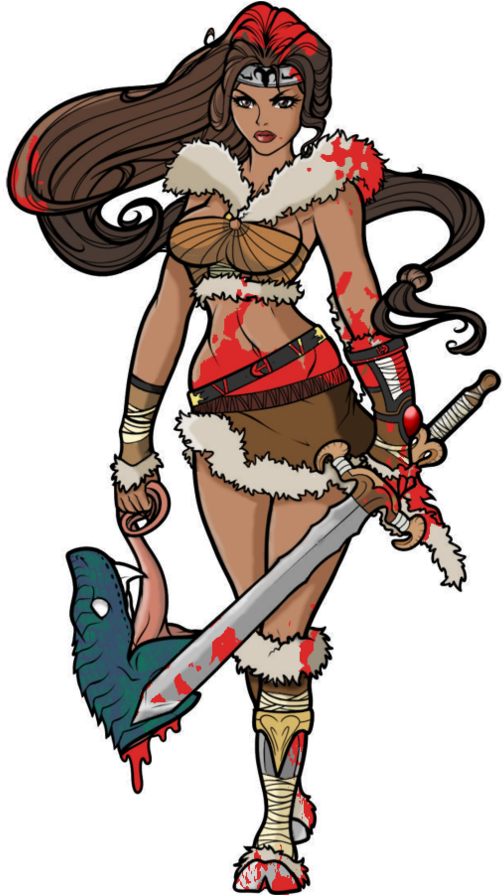 894 X 894 7 - Barbarian Fantasy Art Transparent Png (894x894)