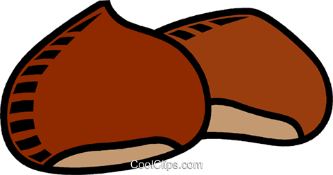 Chestnuts Royalty Free Vector Clip Art Illustration - Castañas Dibujo (480x253)